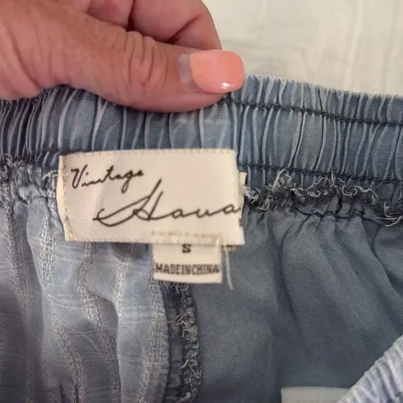 Vintage Havana Womens Pull On Distressed Lyocell Shorts - Picture 4 of 5